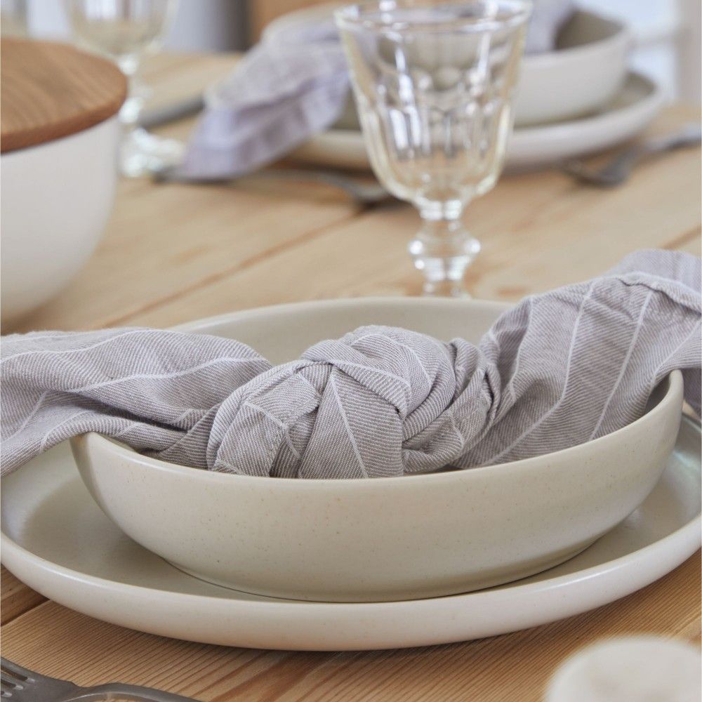 Pacifica 5pc Place Setting - Vanilla