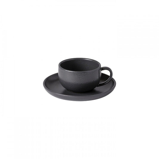 Pacifica Tea Cup & Saucer Set - Seed Grey