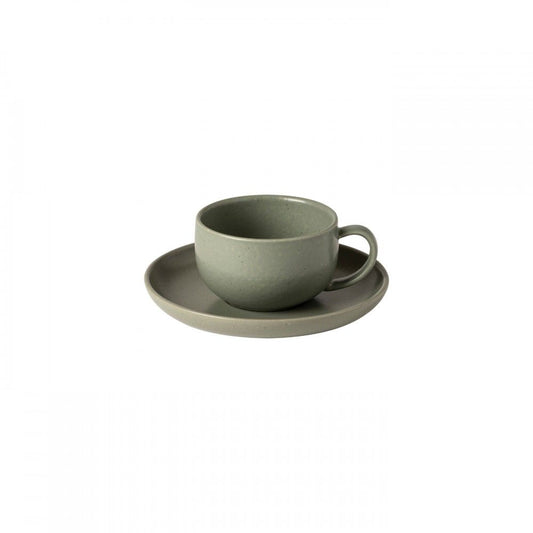 Pacifica Tea Cup & Saucer Set - Artichoke