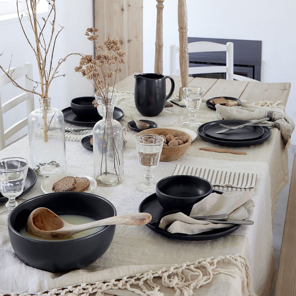 Pacifica 4pc Place Setting - Seed Grey
