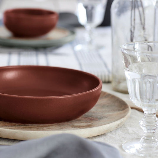 Pacifica Pasta Bowl Set - Cayenne