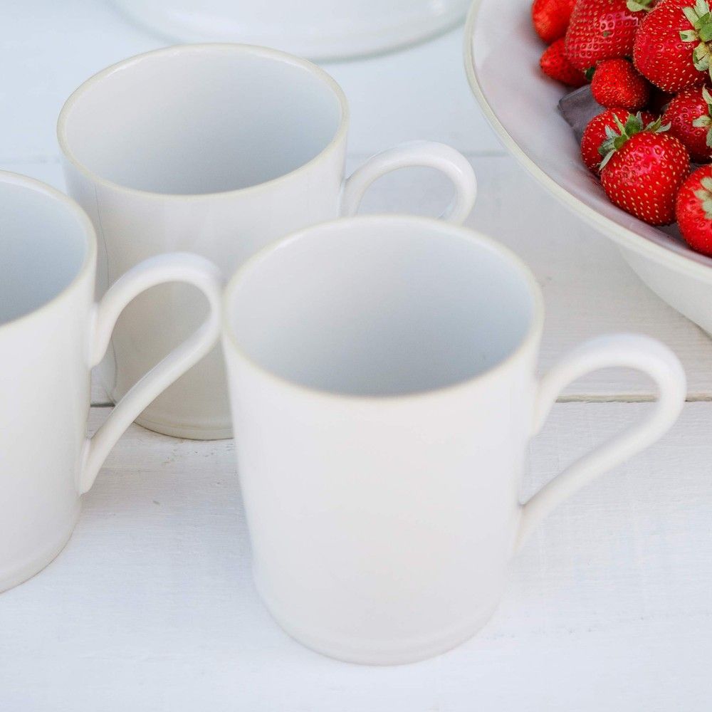 Beja Mug Set - White Cream