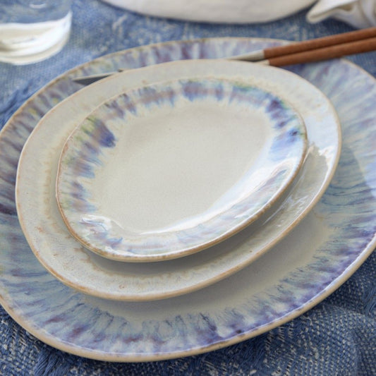 Brisa Mini Oval Plate Set - Ria Blue