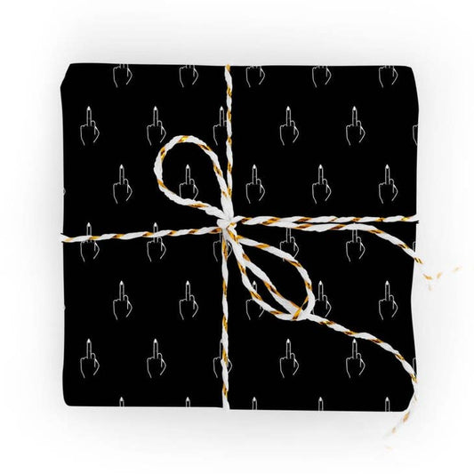 Middle Finger Wrapping Paper