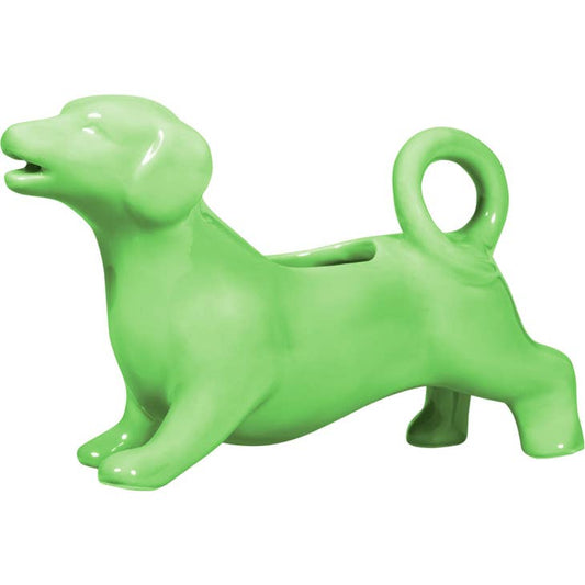 Dachshund Creamer - Green