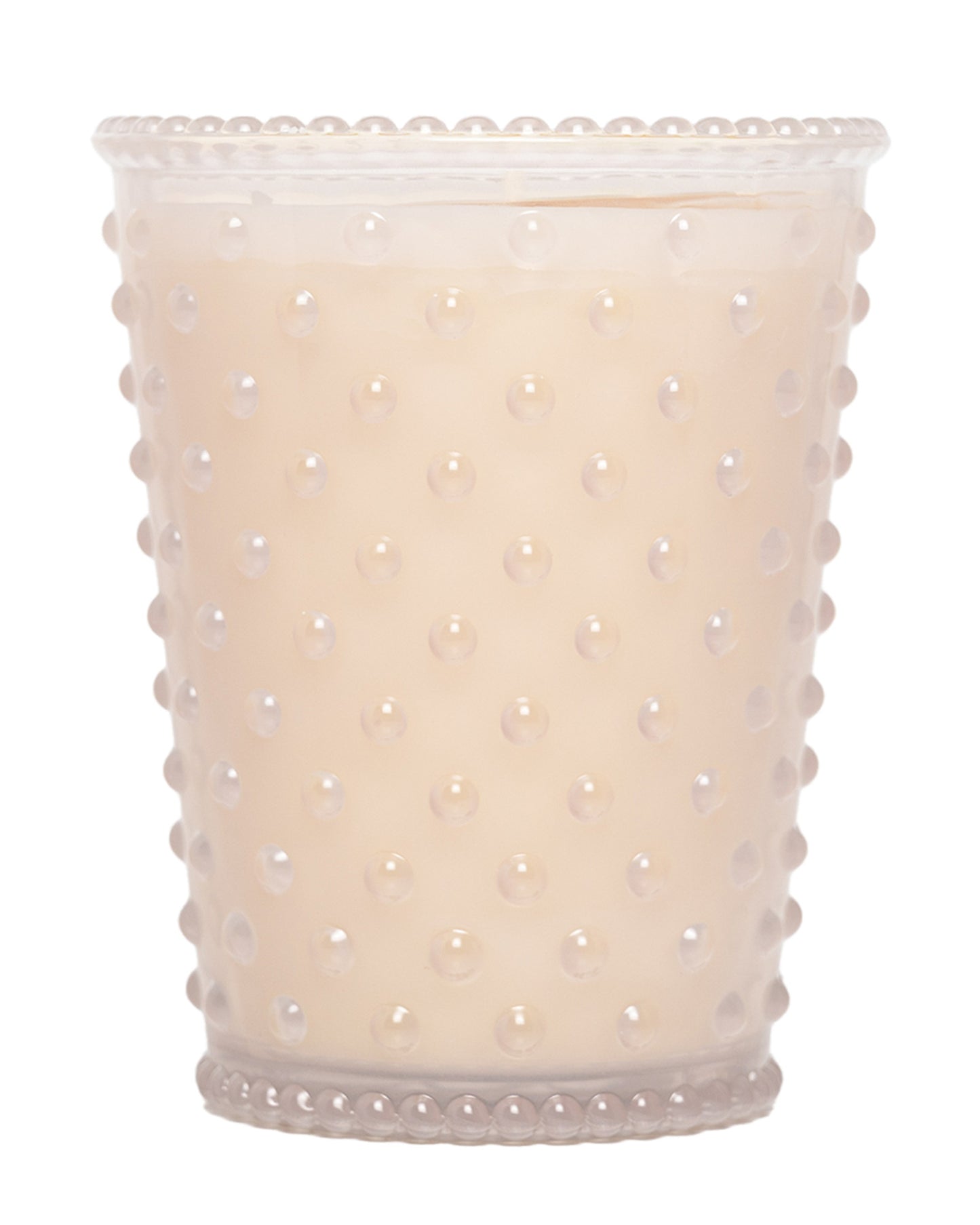 Simpatico Hobnail Candle - White Flower