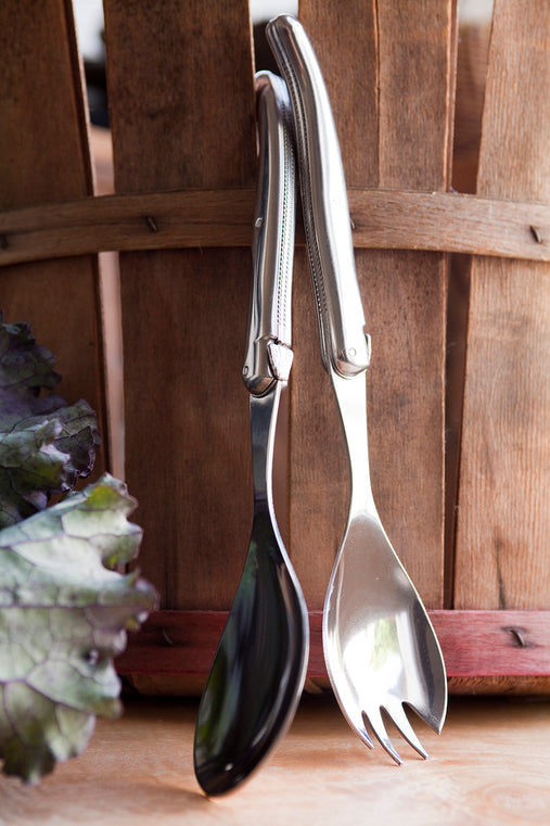 Laguiole Salad Serving Set - Stainless Steel