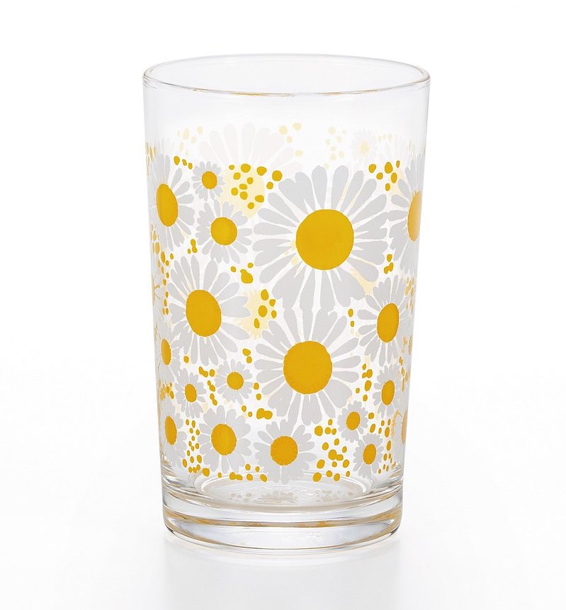 Retro Juice Glass - Daisy