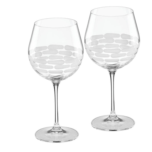 Truro Red Wine Glass Set - Clear