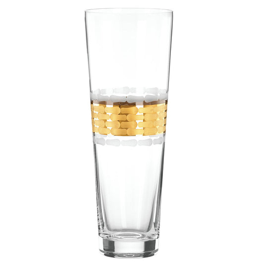 Truro Large Glass Vase - Gold