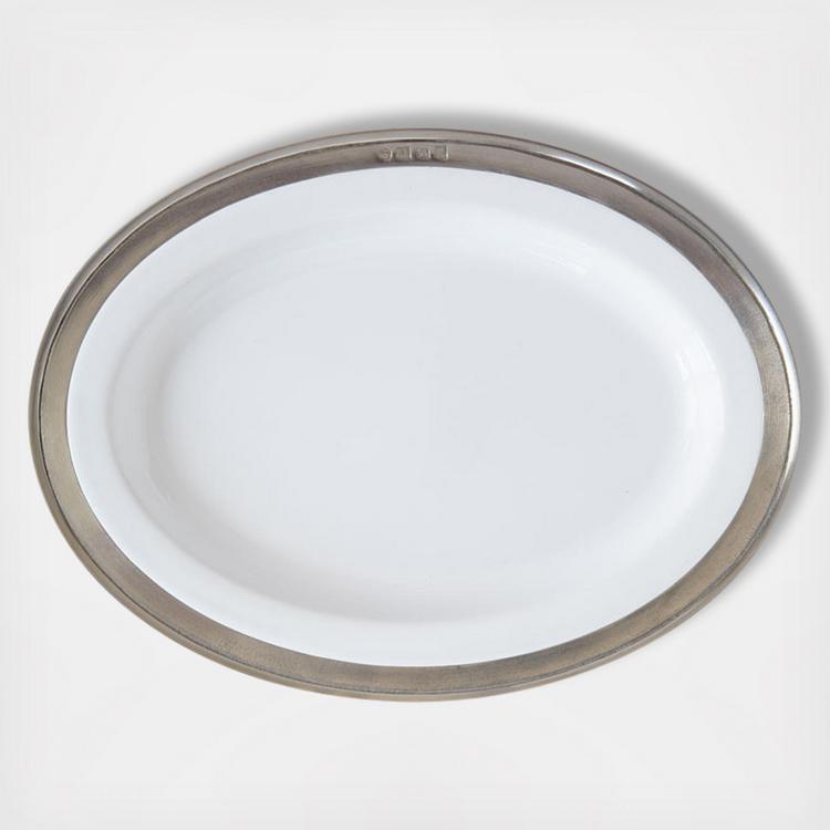 Match Pewter Convivio Oval Serving Platter - X-Small