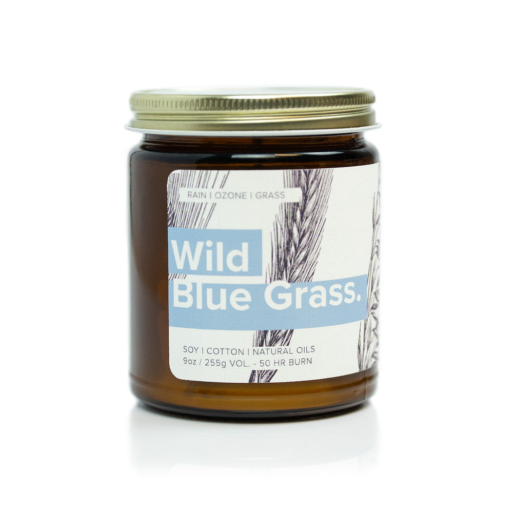 Wild Blue Grass Soy Candle