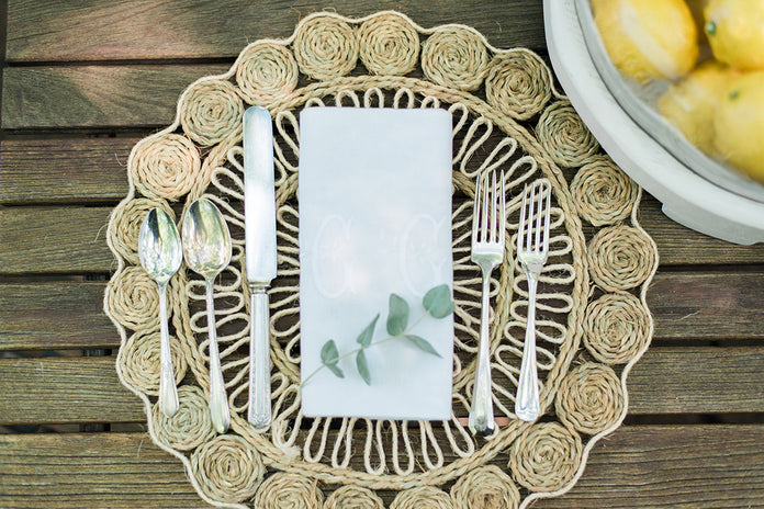 Found Silver Plate Flatware Set