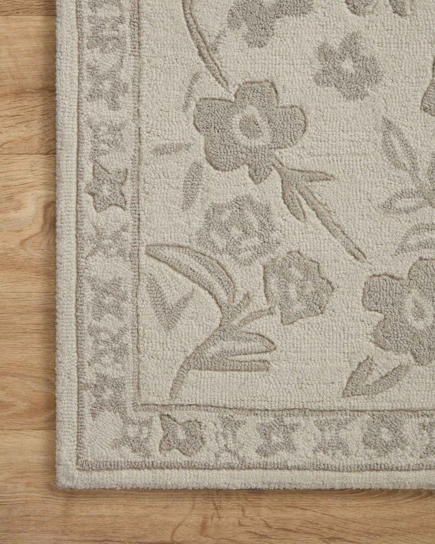 Rifle Paper Co x Loloi Arboretum Rug - Rose Garden Ivory