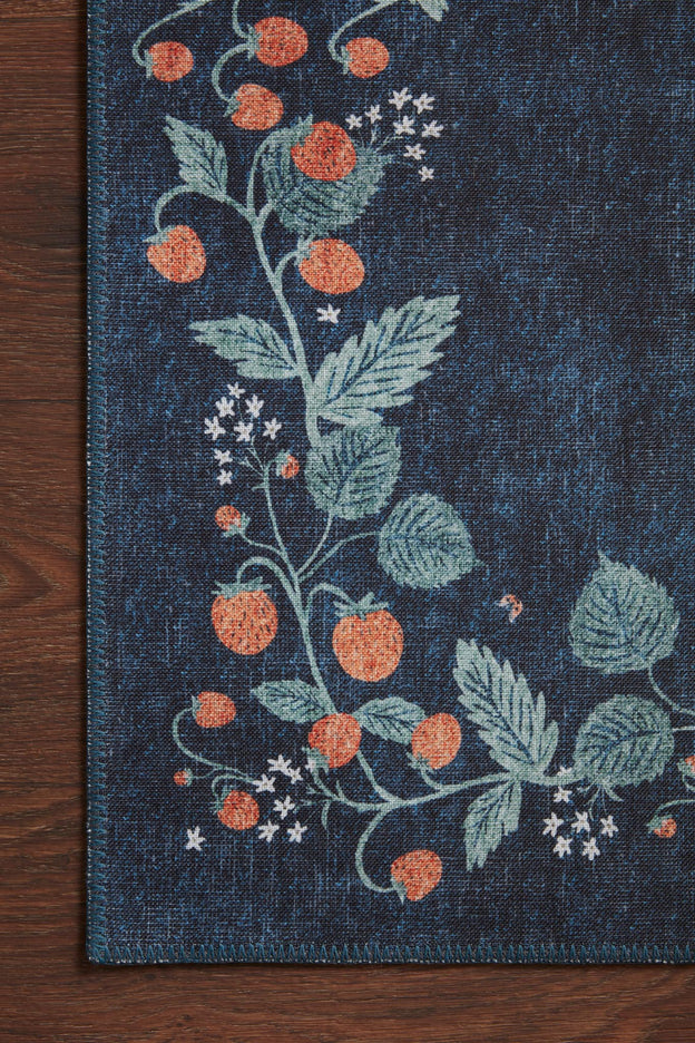 Rifle Paper Co x Loloi Atelier Rug - Strawberries Navy