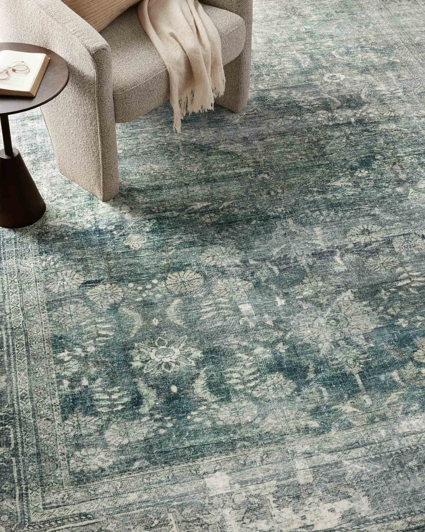 Magnolia Home x Loloi Banks Rug - Blue Lagoon