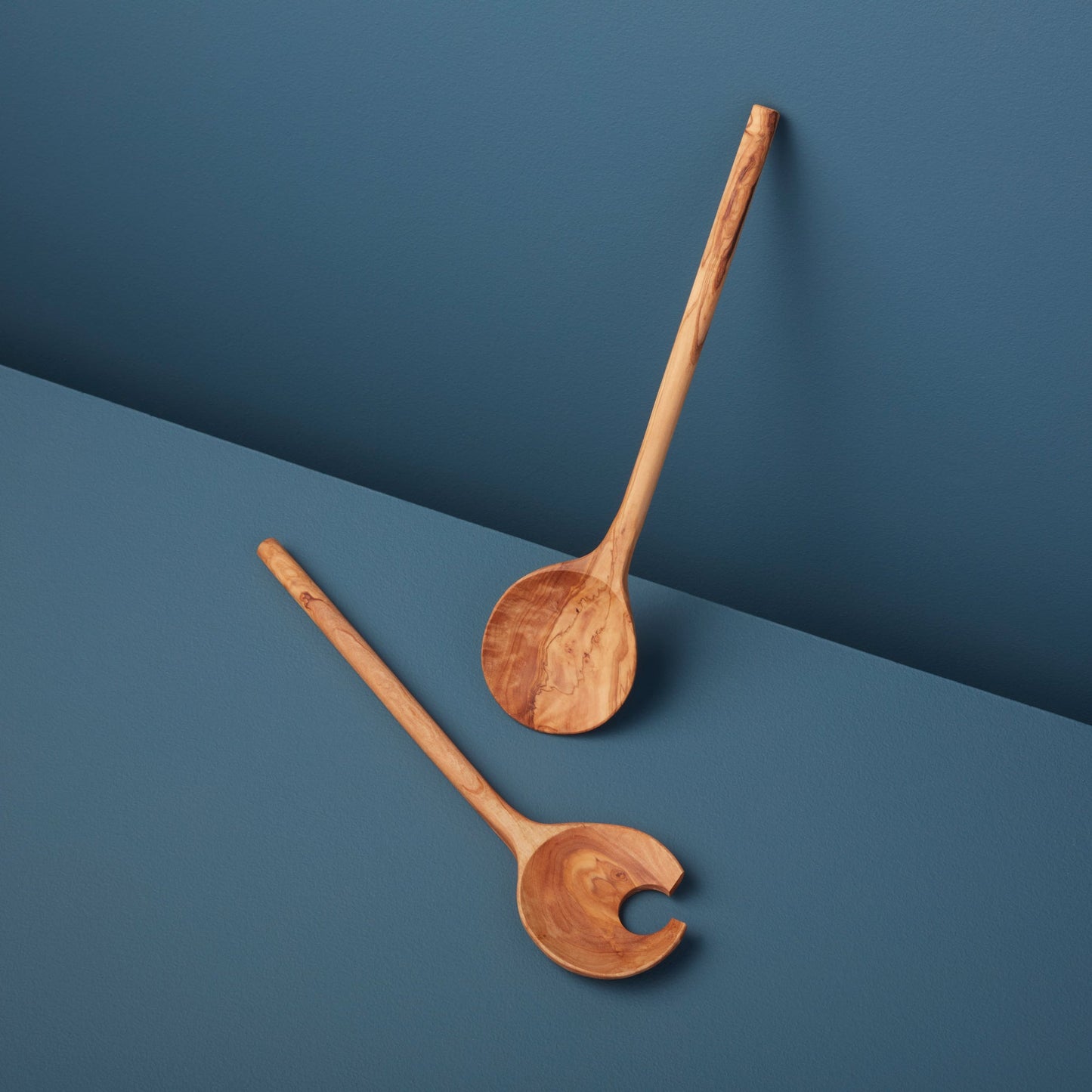 Olive Wood Crescent Serving Set