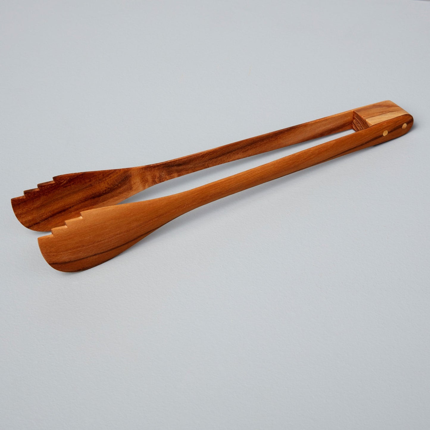 Large Teak Tongs