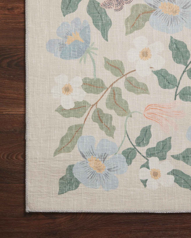Rifle Paper Co x Loloi Cotswolds Rug - Primrose Sand