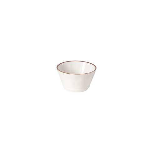 Beja 4 in Ramekin Set - White Red