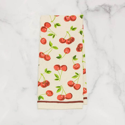 Cherries Tea Towel