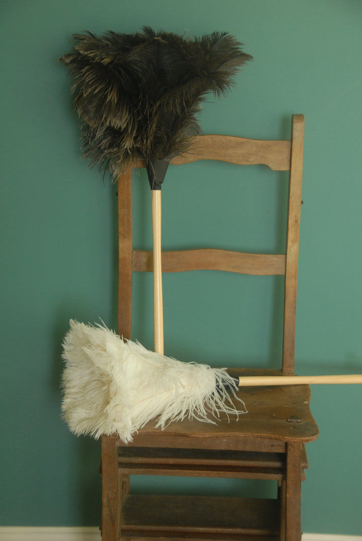 Large Feather Duster - Cream