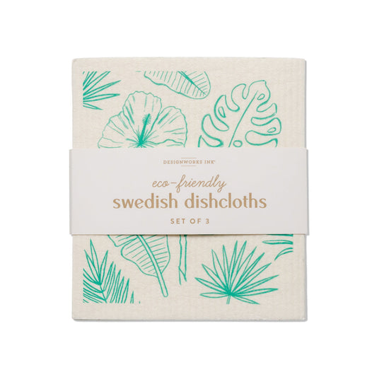 Swedish Dishcloth Set - Botanical