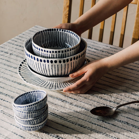 Medium Stamped Mixing Bowl - Sprout