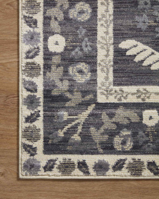 Rifle Paper Co x Loloi Fiore Rug - Florence Charcoal