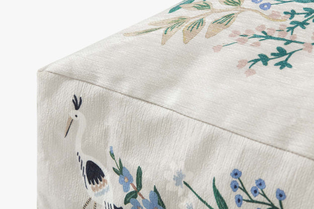 DISCONTINUED - Rifle Paper Co x Loloi Luxembourg Floor Pillow - Stone