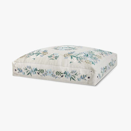 DISCONTINUED - Rifle Paper Co x Loloi Luxembourg Floor Pillow - Stone