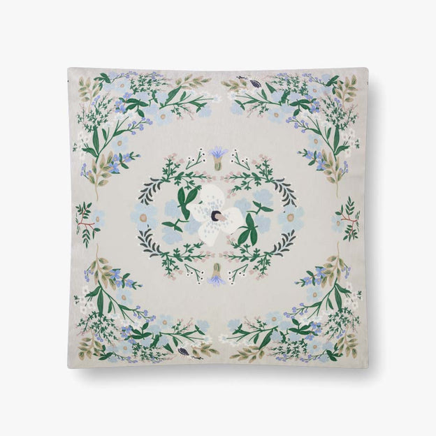 DISCONTINUED - Rifle Paper Co x Loloi Luxembourg Floor Pillow - Stone