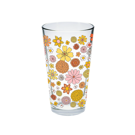 Tiny Flower Pint Glass