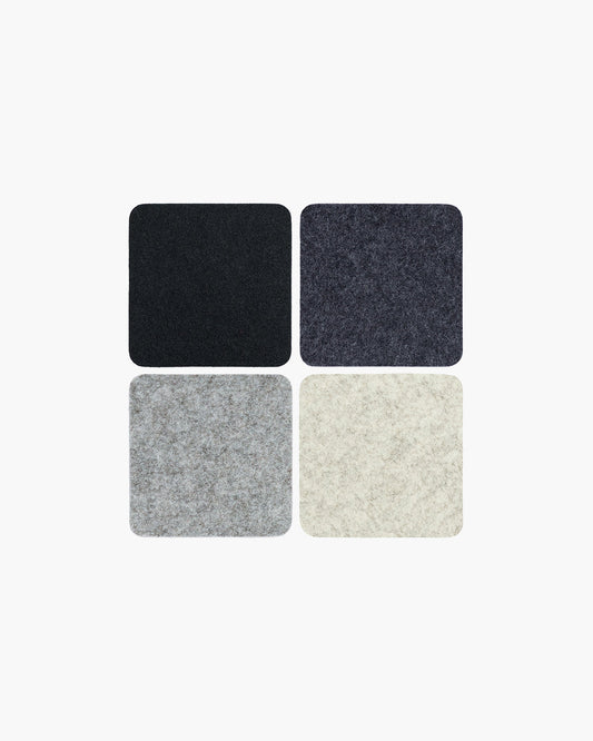 Graf Square Coaster Pack - Noir