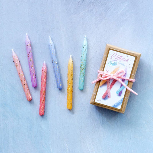 Glitter Party Petite Candles