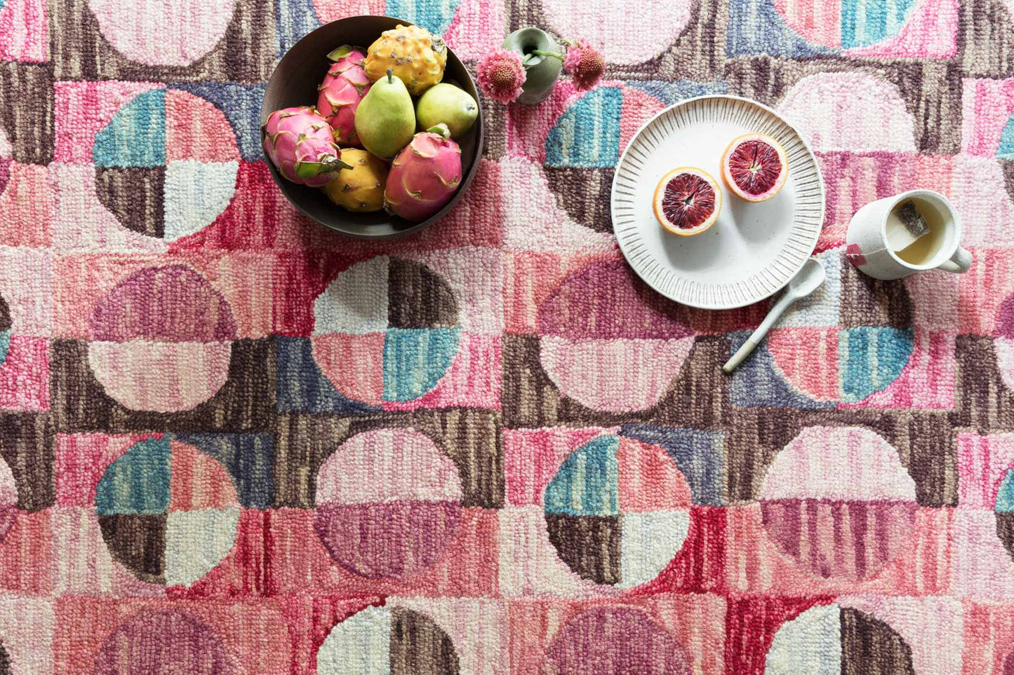 Justina Blakeney x Loloi Hallu Rug - Berry