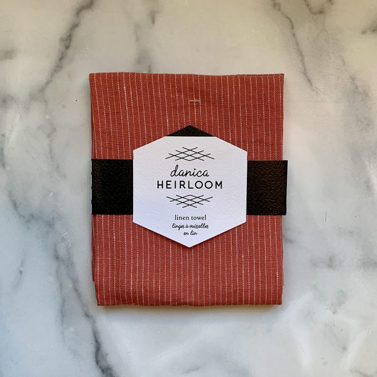 Heirloom Tea Towel - Clay