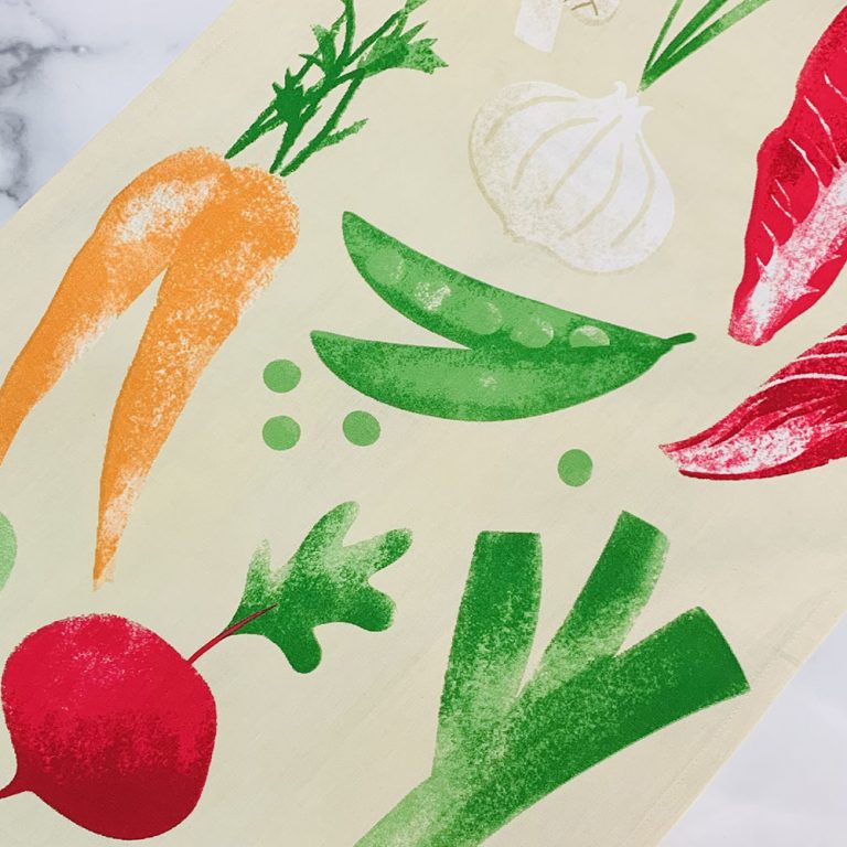 Veggies Tea Towel