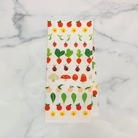 Little Vegetable Patch Tea Towel