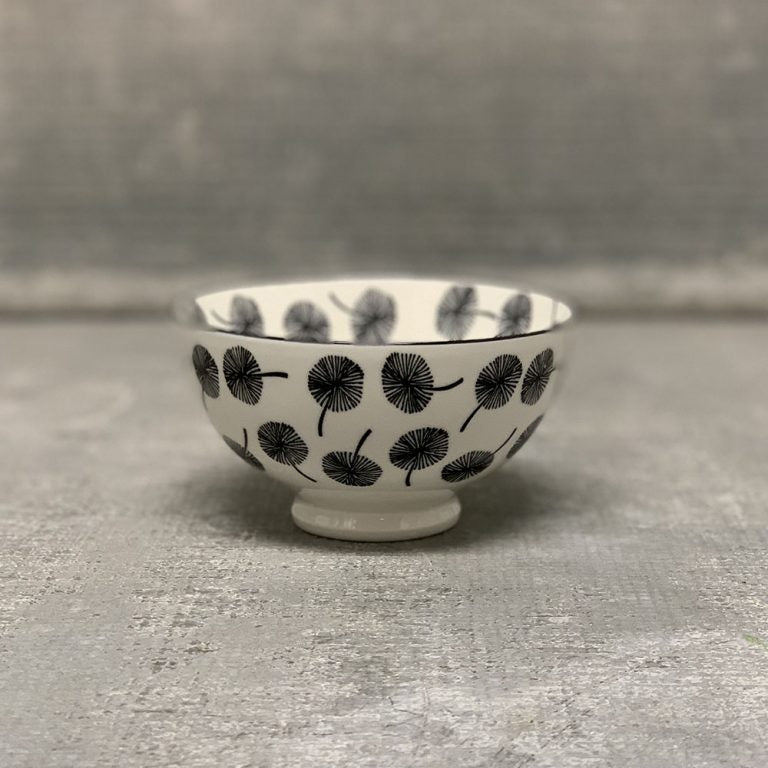 Coupe Stamped Bowl - Gray Dandelion