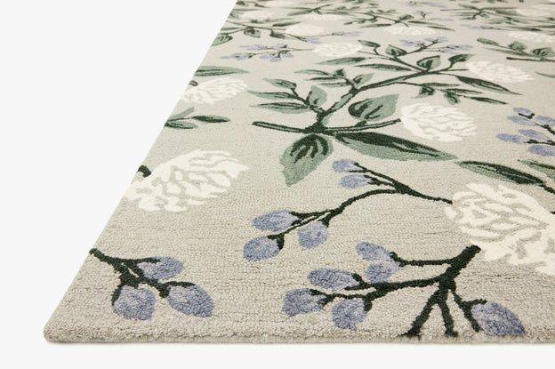 Rifle Paper Co x Loloi Joie Rug - Peonies Grey (Final Sale)