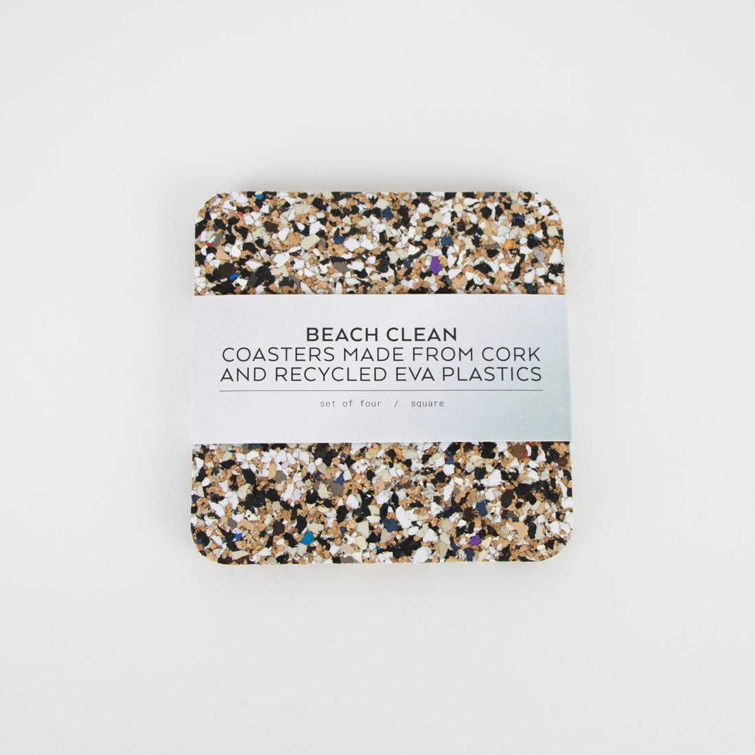 Beach Clean Coaster Set - Square