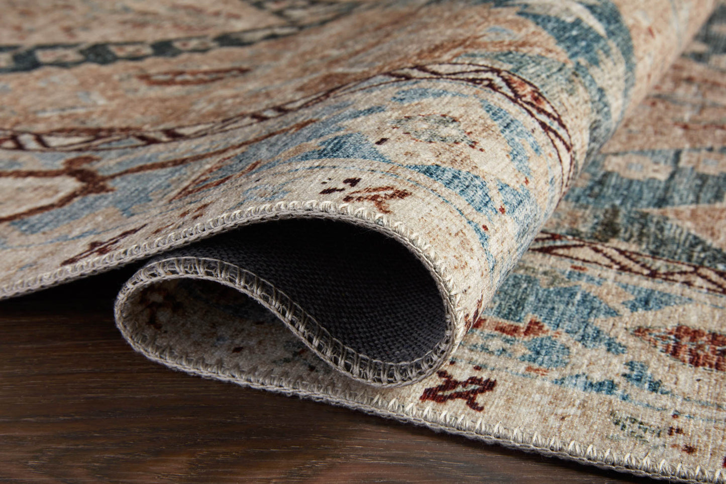 Magnolia Home x Loloi Lenna Rug - Denim Sand