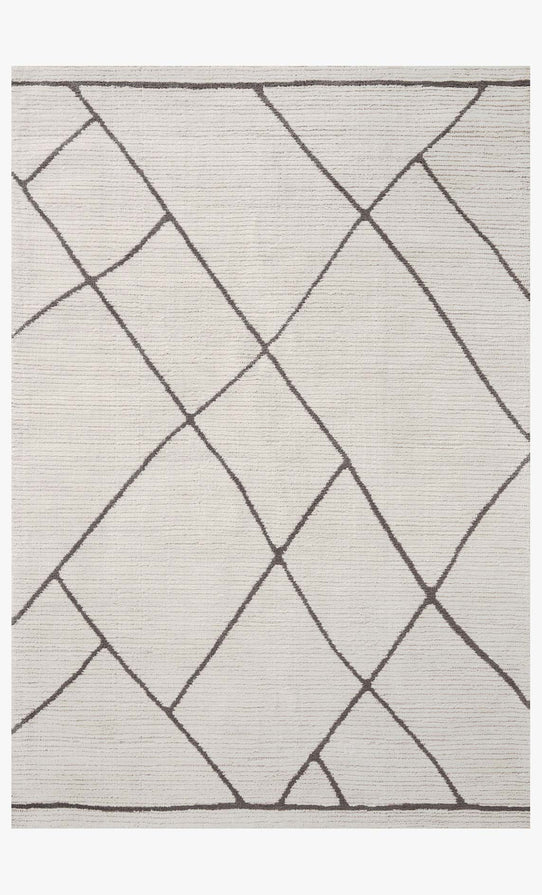 Magnolia Home x Loloi Logan Rug - Ivory Charcoal