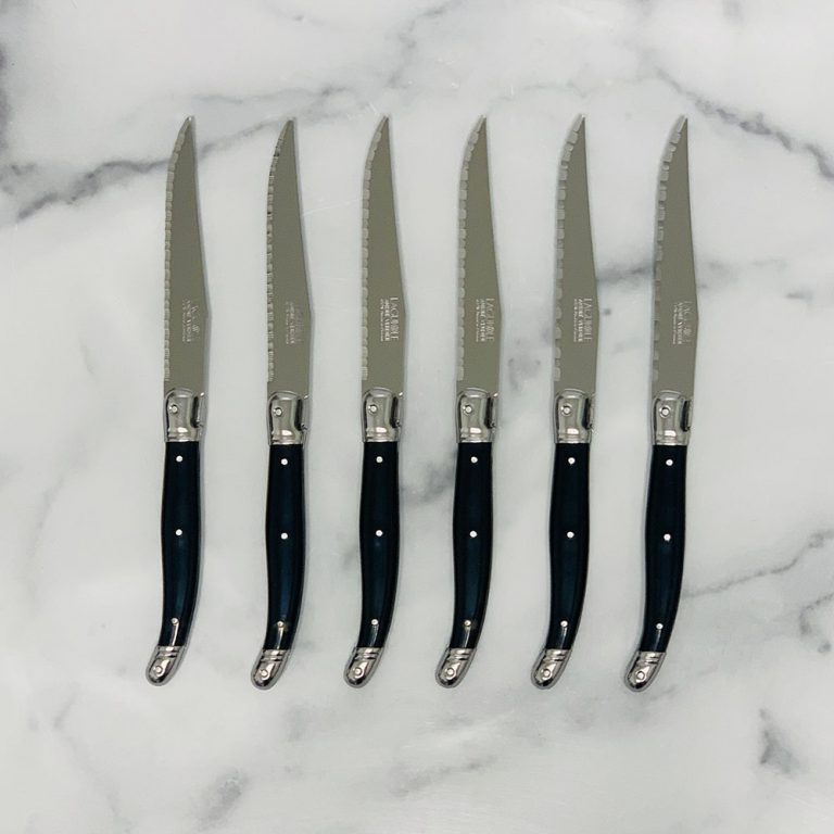 Laguiole Stainless Steel Knives Set - Black