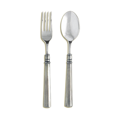 Match Pewter Lucia Serving Fork & Spoon Set