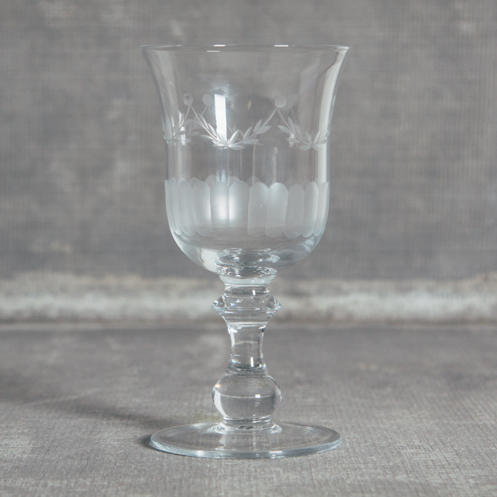 Feathery Fronds Simple Glassware - Water