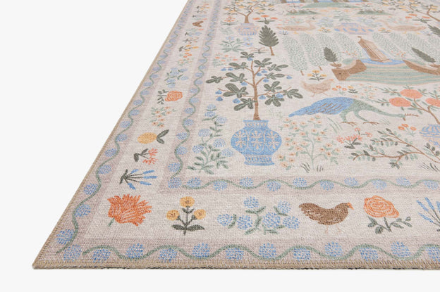 Rifle Paper Co x Loloi Menagerie Rug - Camont Cream