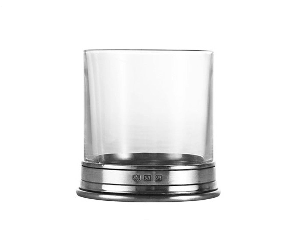 Match Pewter Double Old Fashioned Glass Set