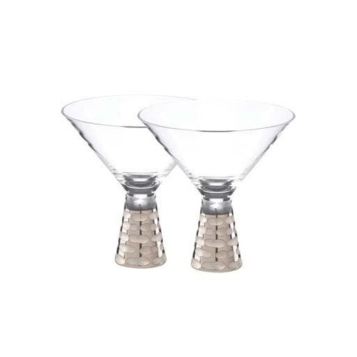 Truro Martini Glass Set - Platinum